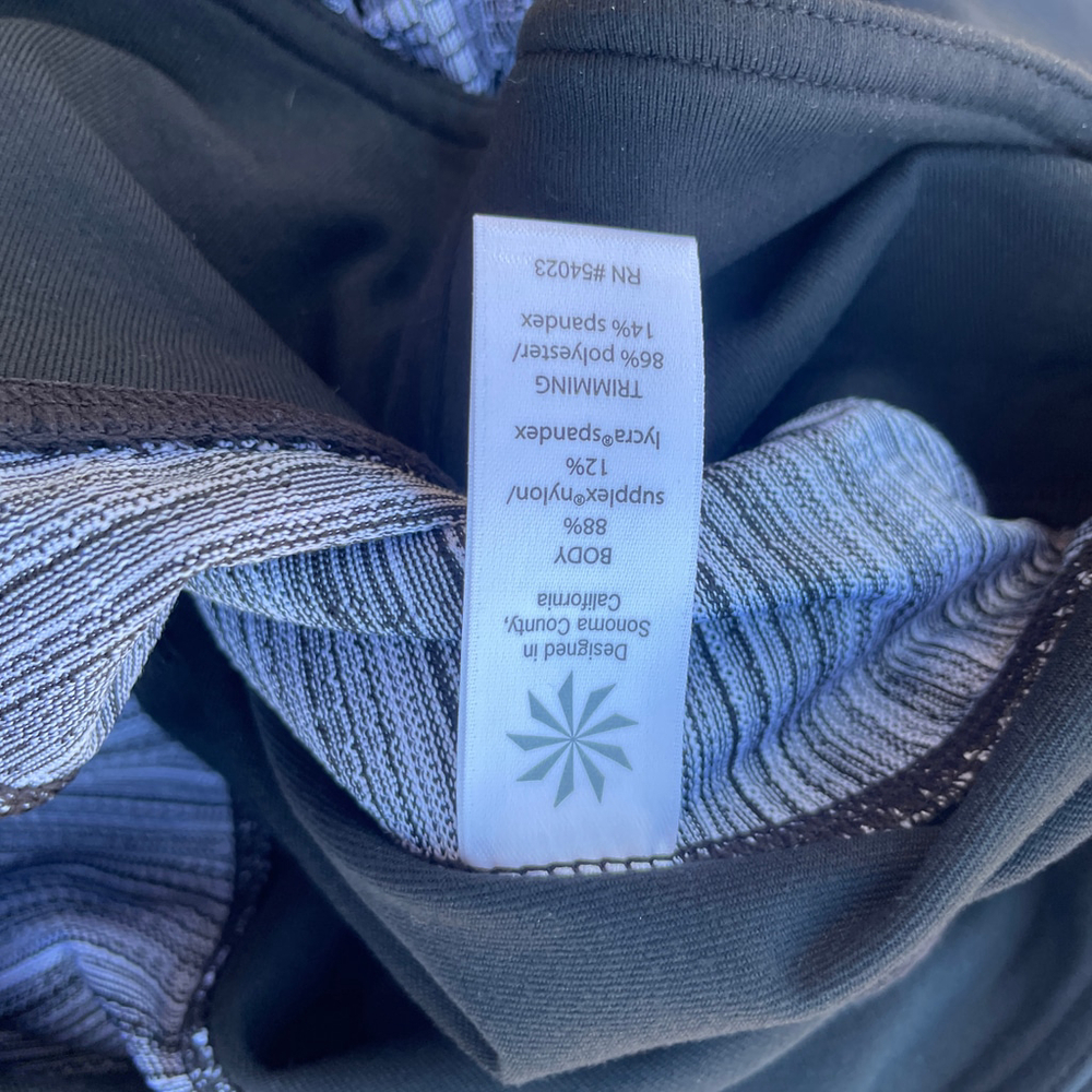 ATHLETA Chatarunga High Rise Colorblock Jacquare Athletic Tight, Medium - Picture 8 of 9